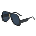 Hip Hop Sunglasses Personality Oval Irregular Sunglasses for Men Women